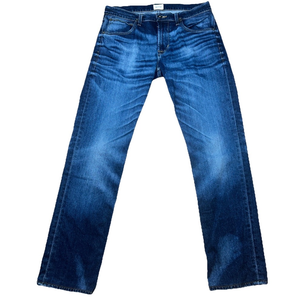 Hudson Jeans Mens 32 Blake Slim Straight Blue Denim Stretch ACTUAL 33x31‎